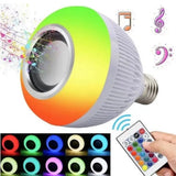 Lampada musical De Led Bluetooth Caixa De Som C Controle Rgb 12W