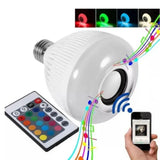 Lampada musical De Led Bluetooth Caixa De Som C Controle Rgb 12W