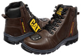 Bota Cat com Zíper em Couro Masculino Confortável e Lindo!