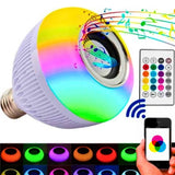 Lampada musical De Led Bluetooth Caixa De Som C Controle Rgb 12W