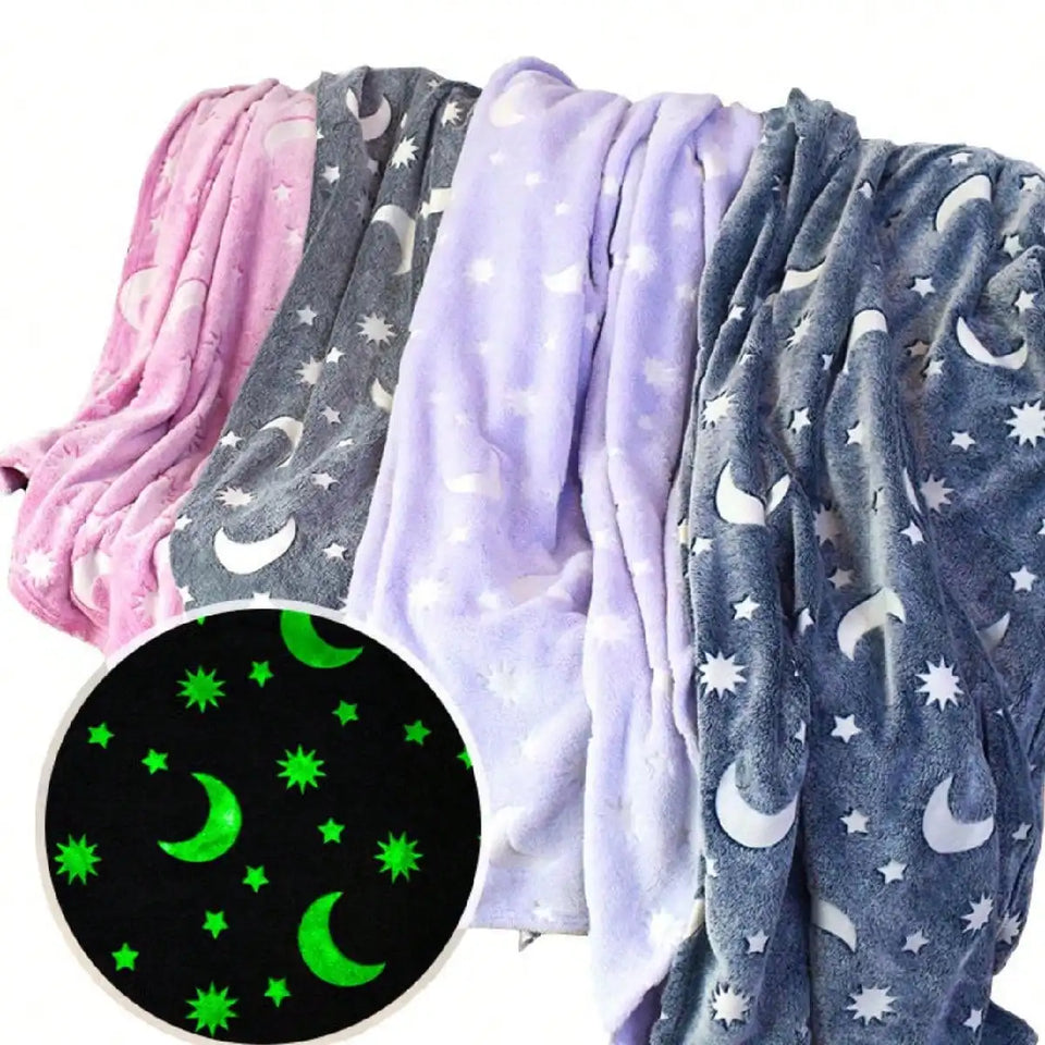 Manta Glow sortidos que brilham no escuro Estampado - Meninos e Meninas