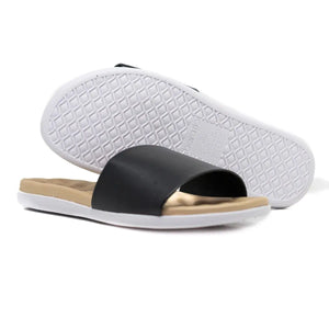 Slipper Female Sandal Flat Slide Square Beira Rio