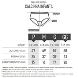 Kit 10 Unidades Calcinha Infantil Colorida Estampada Algodão