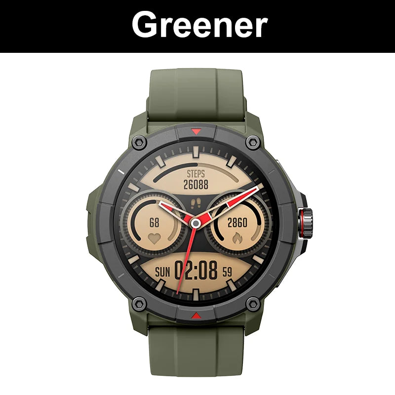 MASX Oasis X Premium GPS Smart Watch Alexa Ultra HD Display GPS integrado Wi-Fi Bluetooth Chamadas telefônicas Relógio esportivo de nível militar