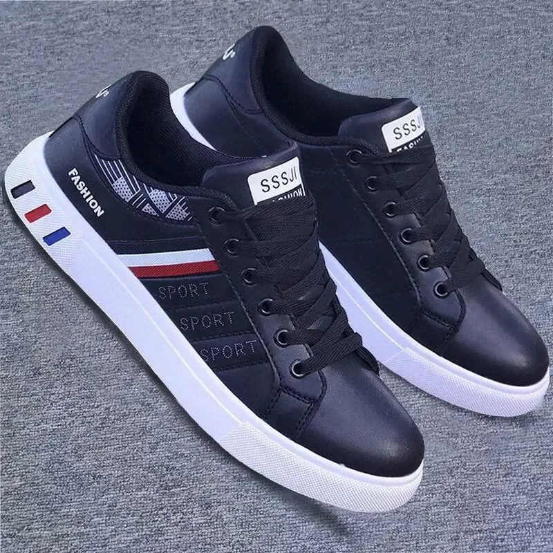 Tênis Masculinos Nova Moda Branco Casual Sapatos Esportivos Original Leve