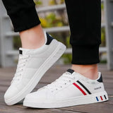 Tênis Masculinos Nova Moda Branco Casual Sapatos Esportivos Original Leve