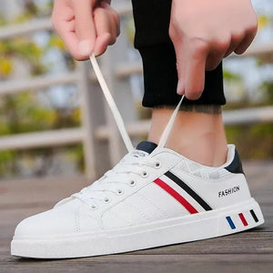 Tênis Masculinos Nova Moda Branco Casual Sapatos Esportivos Original Leve