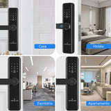 fechadura eletrônica inteligente fechadura de impressão digital para casa fechadura de casa com impressão digital senha Intelar X5 Do Brasil Tuya Wifi Digital