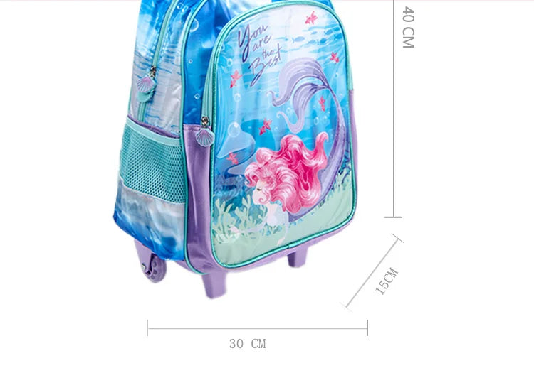 Mochila escolar para meninos e meninas, bolsa resistente à água para meninos com lancheira e estojo Kit2025