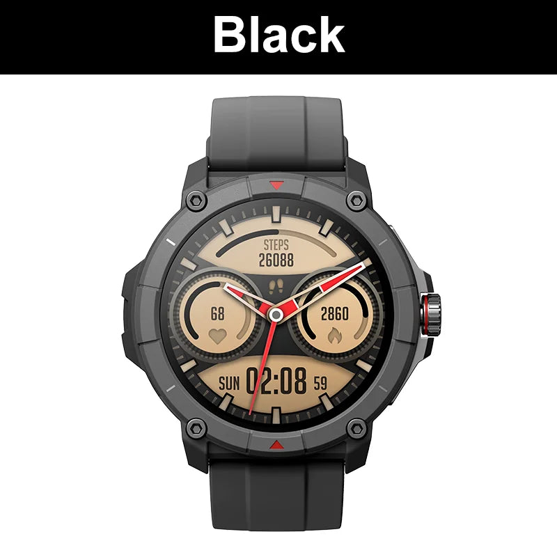 MASX Oasis X Premium GPS Smart Watch Alexa Ultra HD Display GPS integrado Wi-Fi Bluetooth Chamadas telefônicas Relógio esportivo de nível militar