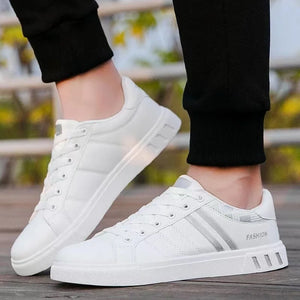 Tênis Masculinos Nova Moda Branco Casual Sapatos Esportivos Original Leve