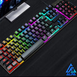 Teclado Gamer Original Semi-mecânico RGB LED Retroiluminado Computador Pc