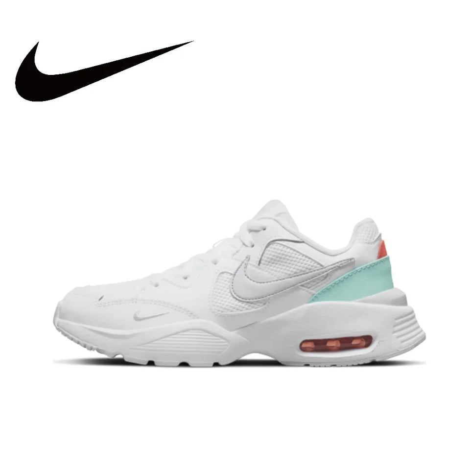 Tênis Nike Original Air Max Fusion Low Retro Classic Running Masculino e Feminino Tênis Respiráveis Confortáveis Brancos