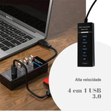 Hub USB, extensor USB, adaptador USB, adaptador de carga USB, configuração de acessórios para PC, hub USB 4 portas, extensão USB, cabo USB, porta USB