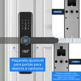 fechadura eletrônica inteligente fechadura de impressão digital para casa fechadura de casa com impressão digital senha Intelar X5 Do Brasil Tuya Wifi Digital