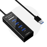 Hub USB, extensor USB, adaptador USB, adaptador de carga USB, configuração de acessórios para PC, hub USB 4 portas, extensão USB, cabo USB, porta USB