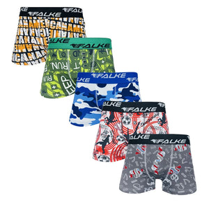 Kit 10 Cuecas Boxer Infantil Microfibra Estampada Forro Algodão