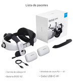 Alça de cabeça com bateria BOBOVR M3 PRO Comfort compatível com Meta Quest 3/Quest 3s Substituição da alça Elite Tempo de reprodução e suporte aprimorados